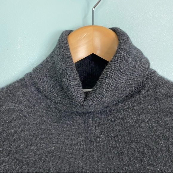 Equipment‎ Oscar Turtleneck Sweater Dress Cashmere Gray Sz S - Picture 3 of 7
